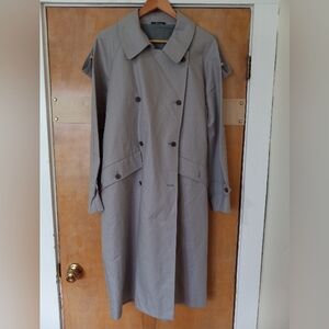 Maison Martin Margiela Light Grey Trench Coat Size 4